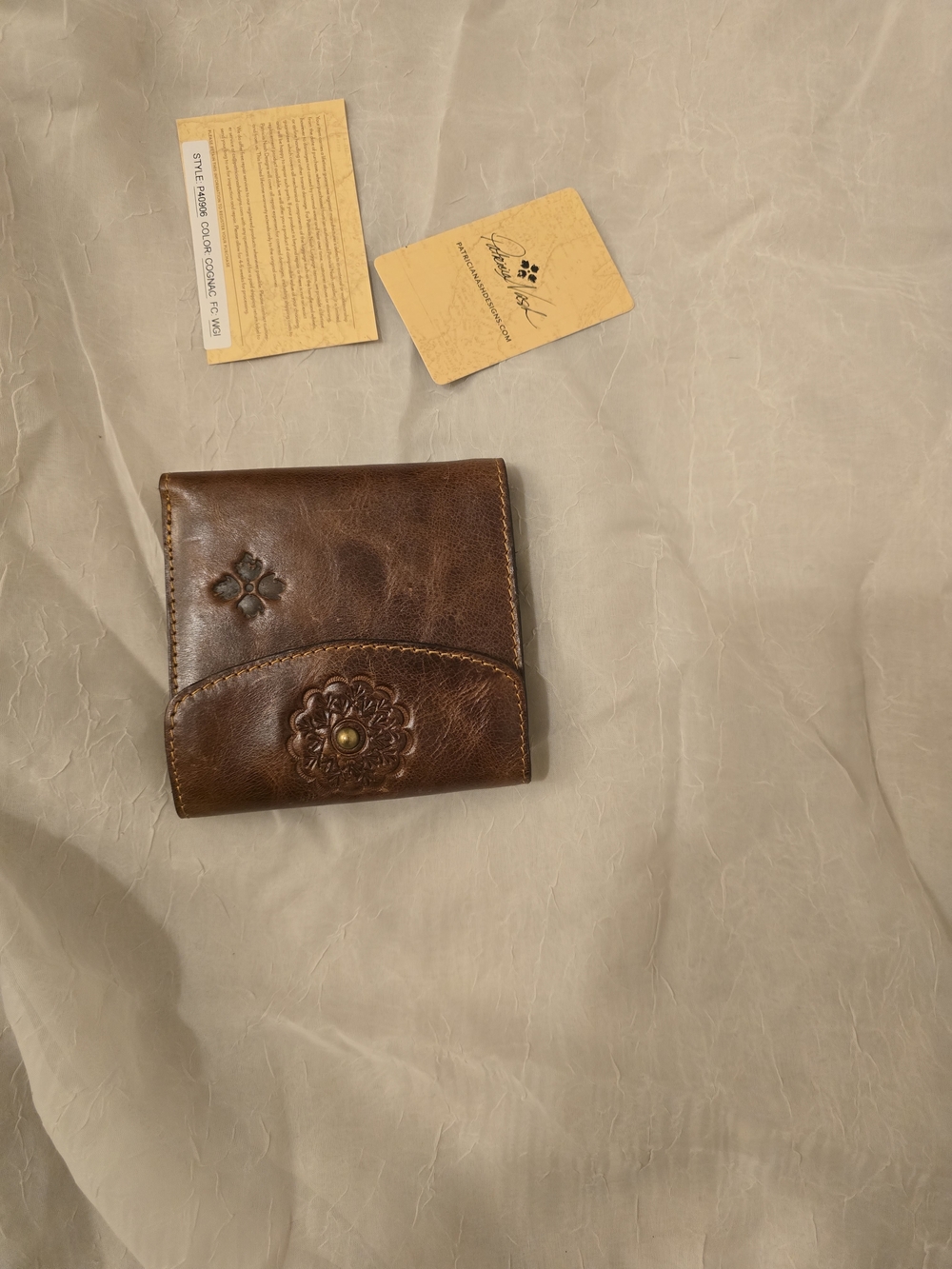 Patricia Nash Reiti Leather Bifold Wallet With Rdif